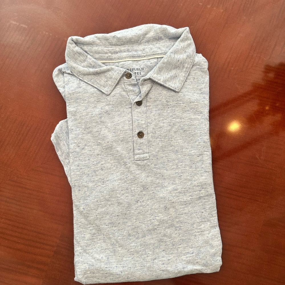 Men's Gray Polo Shirt